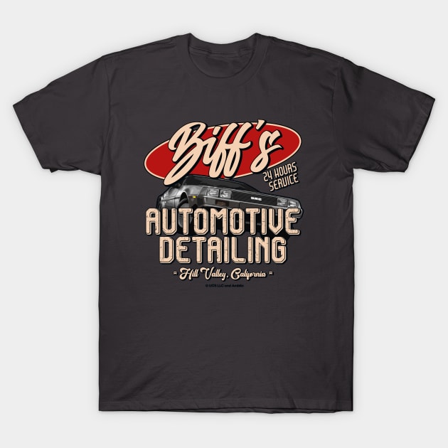 Back to the future. Biff's automotive detailing. Perfect present for mom mother dad father friend him or her T-Shirt by SerenityByAlex